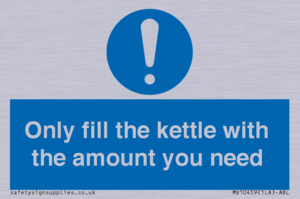 Only fill the kettle with the amount you need